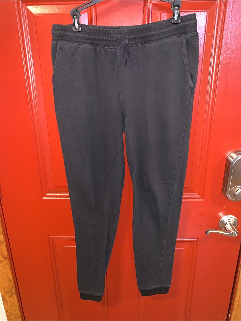 Classic Black Drawstring Joggers